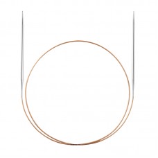 Спицы, круговые, экстратонкие, из никелированной латуни N1,75, 60 см