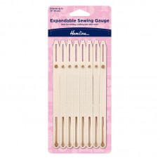 Линейка раздвижная для разметки на ткани 8 x 1 x 15,8 см HEMLINE 258.E